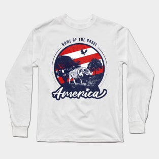 Home of the Brave Long Sleeve T-Shirt